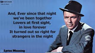 Frank Sinatra - Strangers In The Night | Lyrics Meaning | @FrankSinatra chords