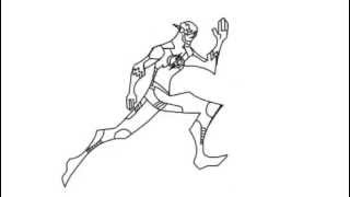 The Flash running animation test