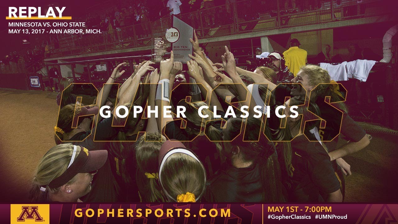 Watch Live: Gopher Softball Wins 2017 B1G Tournament! (Gopher Classics