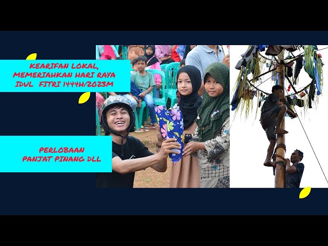 MELEDAAAK!!! Lomba Panjat Pinang 2023,RAPEL(Remaja Pereng Langgar) class=