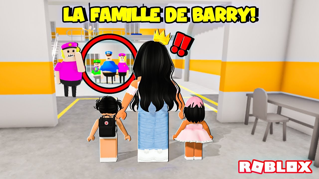 LES JUMELLES S'ÉCHAPPENT DE LA FAMILLE POLICIÈRE DE BARRY PRISON SUR ROBLOX