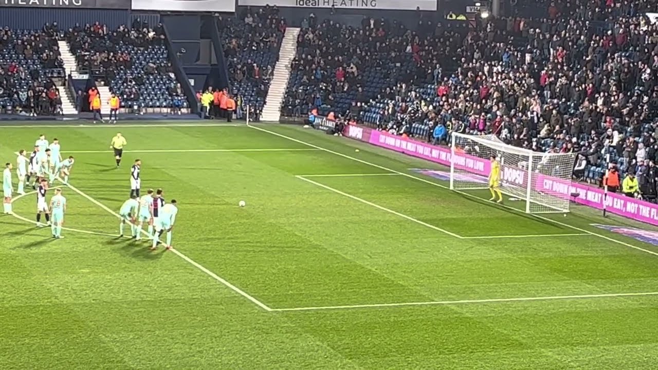 Karlan Grant Penalty - West Bromwich Albion vs Huddersfield Town | 11/03/22 (Fan Perspective)