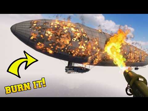 IS THAT A BLIMP?!? BURN IT!! (teardown)