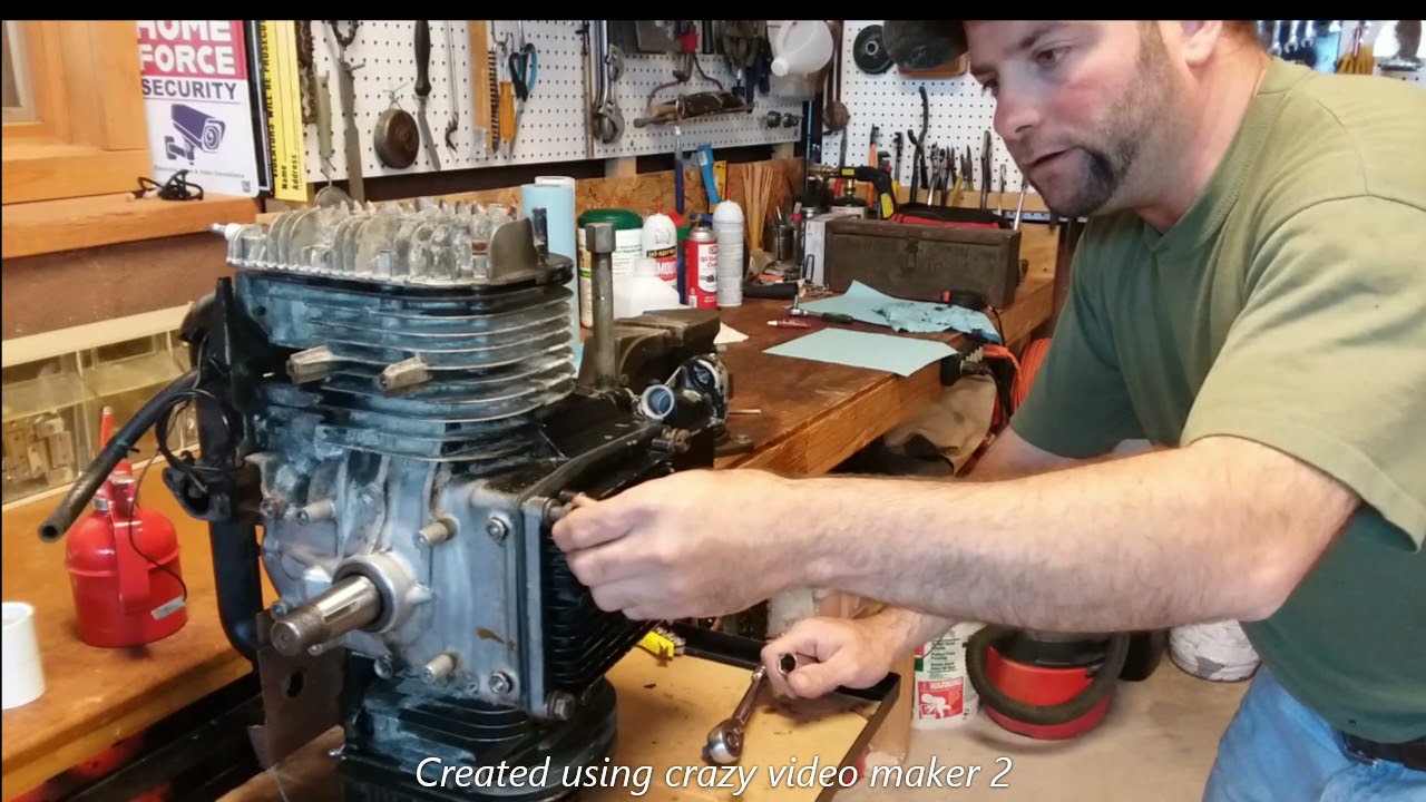 Installing crank seals for Briggs / Stratton opposed twin - YouTube