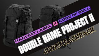 Harvest Label x Code Of Bell DOUBLE NAME PROJECT II - 4020X Backpack