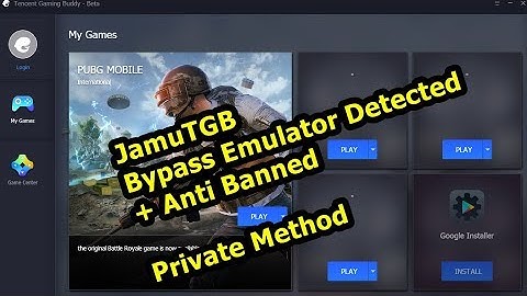 [PATCHED] bypass emulator detected pubg mobile Tencent Gaming Buddy