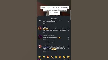 When did comments start AUTO SCROLLING in Instagram 👀