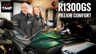 'Like riding a horse!' BMW R1300 GS  Pillion Comfort Analysis with Mrs Flyer