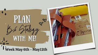 Plan With Me - Week May 6th -  May 12th - #planwithme #stalogy  #dailyplanning #plannergirl #b6 #pwm