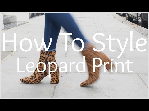 Video: The Best Ankle Boots With Animal Print
