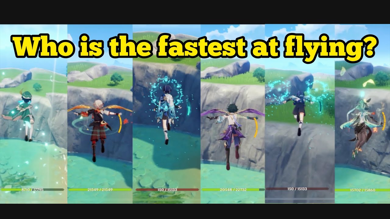 Who is the fastest at Flying? - YouTube