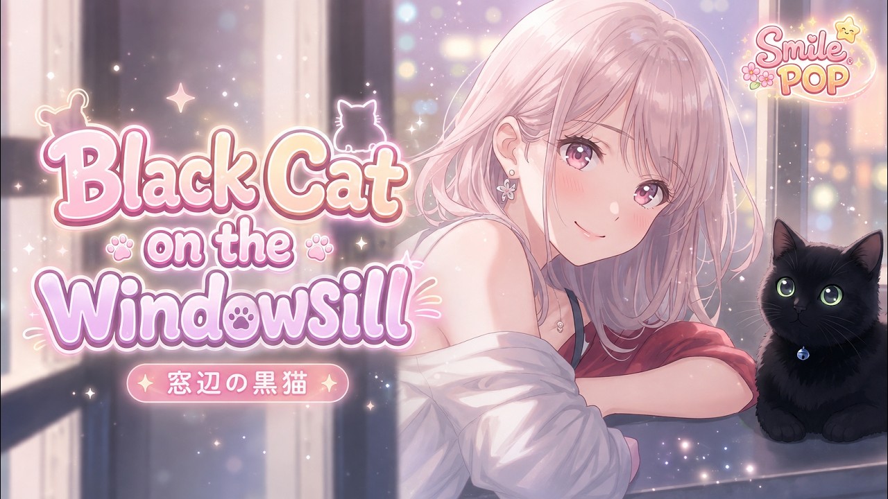 ♪ Black Cat on the Windowsill｜Study & Work Music | Mikoto Smile