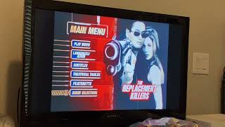Opening and Menu to The Replacement Killers 1998 DVD