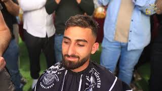حلاقة وزيانة العريس نادر ياسين الفنان صالح الجلماوي دير أبو ضعيف 