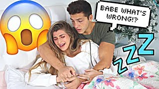 Nightmare Prank On Fiancé *CUTE REACTION*