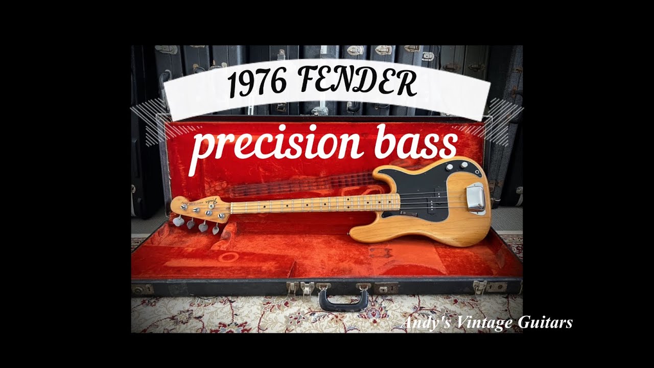 ベース Fender Precision Bass 1976 Fender Precision Bass vintage 1976 USA Sunburst | eBay