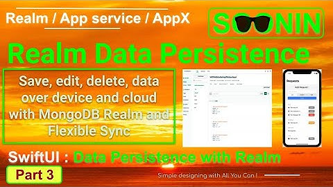 SwiftUI Data Persistence with MongoDB Realm (Flexible Sync)