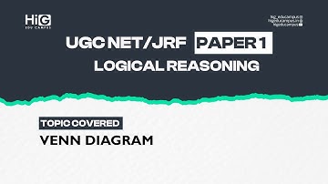 UGC NET/JRF Paper 1 | Logical Reasoning  | Venn diagram #logicalreasoning #venndiagram #ugcnetpaper1