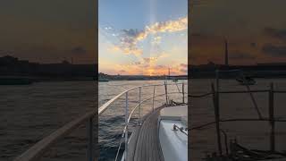 Golden Hour On The Golden Horn - Bosphorus, Istanbul, Turkey 🌞