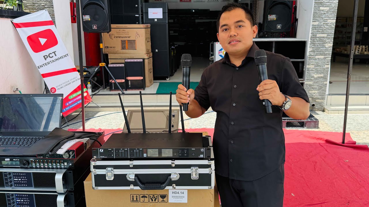 TES JARAK JAUH - MIC WIRELESS VOCAL PHASELAB V9