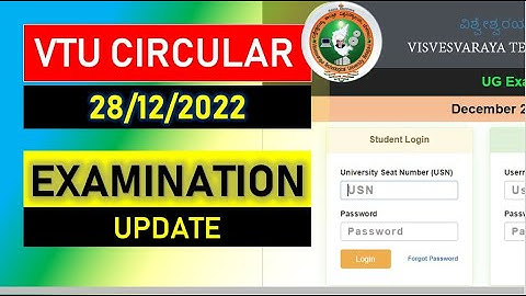 VTU Update Latest Circular on Examination Application 2023 | VTU Updates