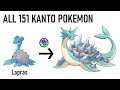 WORLD RECORD - Drawing Every Mega Evolutions #5 : All 151 Kanto Pokémon