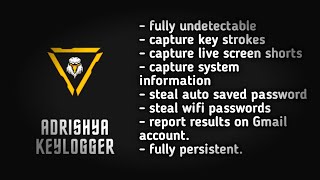 Adrishya Keylogger on Windows victim| How to use Adrishya on windows mashine| python keylogger| FUD