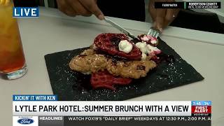 Lytle Park Hotel: Summer brunch with a view