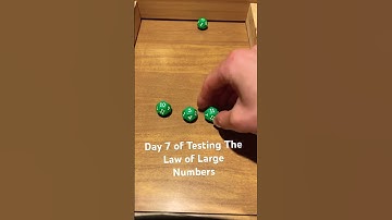 Day 7 of Testing The Law of Large Numbers #daily #maths #shorts