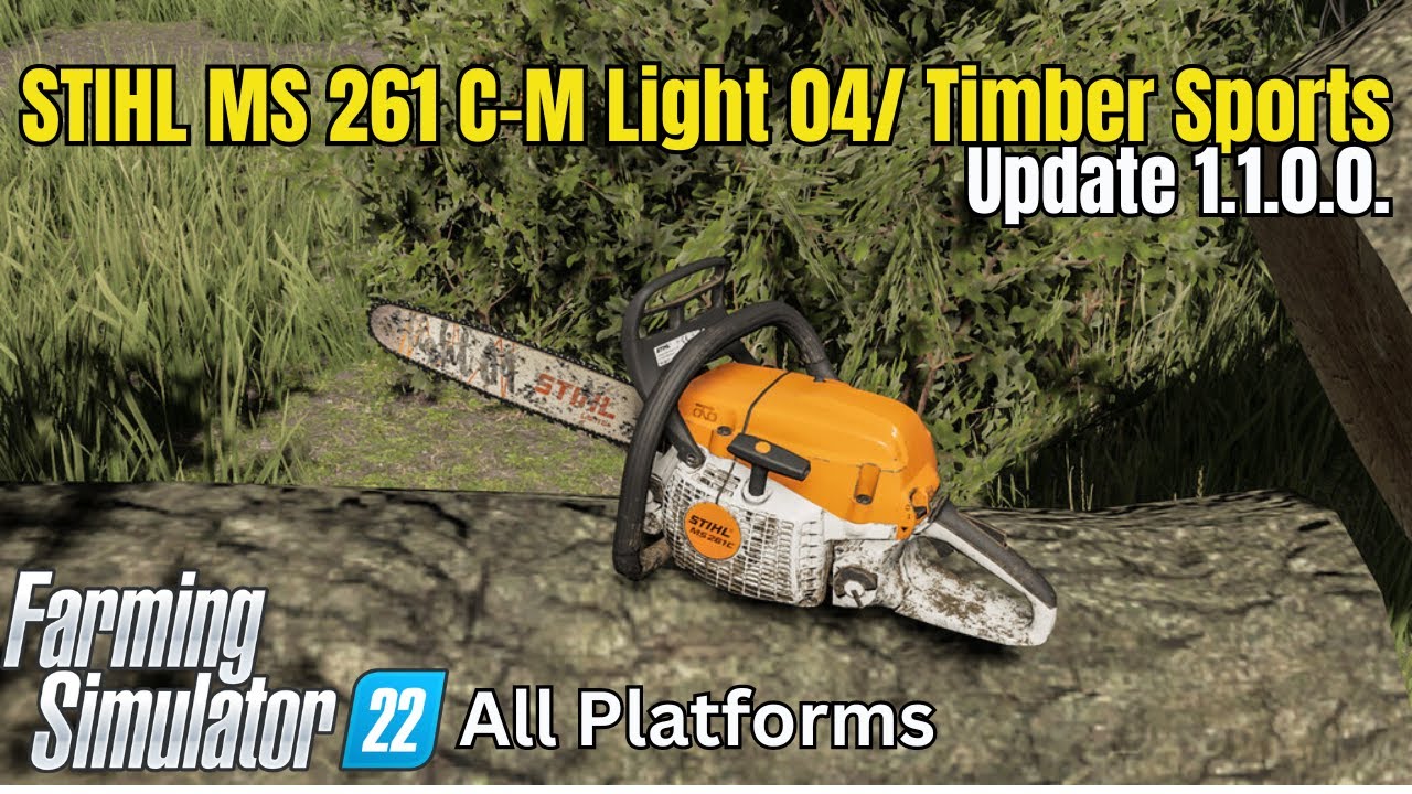 STIHL MS 261 C-M Light 04/ Timber Sports / FS22 UPDATE July 16/24