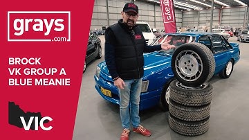 This Brock VK Group A Blue Meanie comes with a lot of interesting extras - VIC