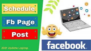 How To Schedule Post on Facebook Page 2021 Computer