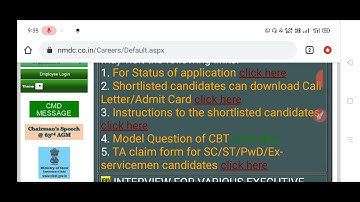 NMDC Exam Date 2021 | NMDC Official Model Paper |NMDC Exam Syllabus 2021|Syllabus for Junior Officer