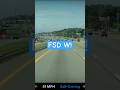 So impressed with how FSD handled this! Roadwork in the left lane and FSD never phased! #tesla #fsd