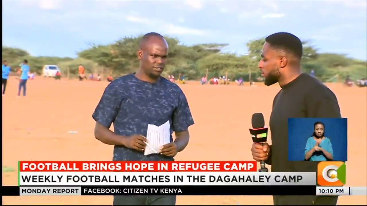 Football brings hope in refugee camp