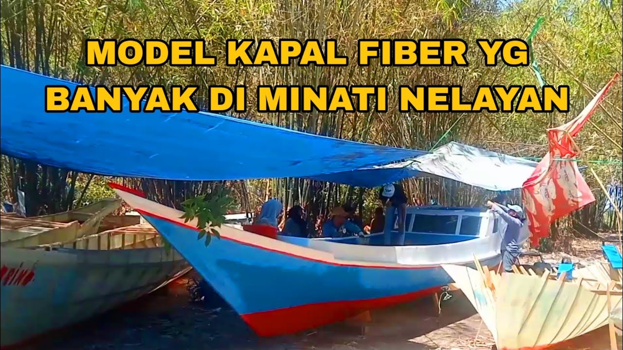 Pembuatan kapal fiber. Maros  Sulawesi Selatan 