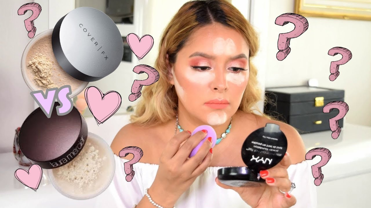 Best Setting Powder Coverfx Vs Lauramercier Jackieeffex Youtube