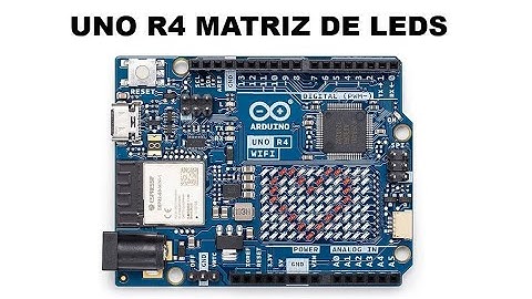 02 - Arduino UNO R4 - Matriz de Leds