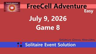 FreeCell Adventure Game #8 | July 9, 2026 Event | Easy screenshot 5