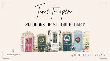 Time to open days 7-12 of Advent - 24 Doors of Studio Budget #budget