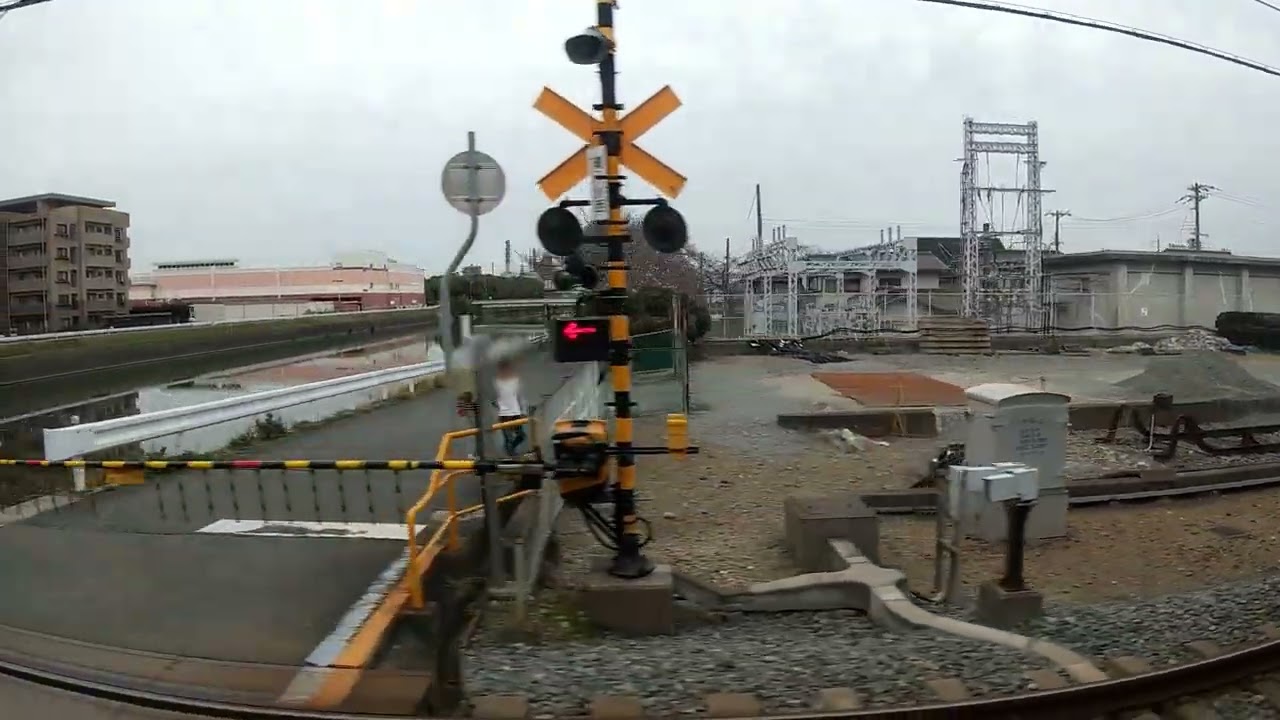 山陽電気鉄道網干線　3000系各駅停車　網干→飾磨　音車窓シリーズ動画vol,033
