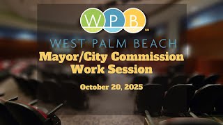 Mayor/City Commission Work Session | October 20, 2025