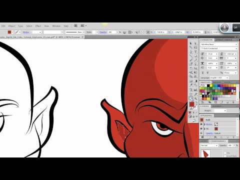 Ultimate Inking and Coloring Tutorial for Adobe Illustrator (short version)