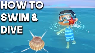 How To Swim And Dive | Animal Crossing New Horizons