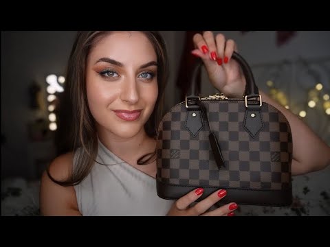 ASMR Deutsch What fits in My Louis Vuitton Alma BB Bag? 👜 Show & Tell, Whispering, Rambling, Tapping