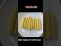 Canned baby corn 425 gram, from Zhangzhou Songhuaxing foods company SHXFOODS.