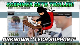 TECH SUPPORT SCAMMER GETS TROLLED - Scammer Stream Highlight