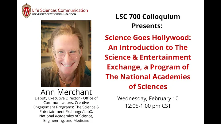 LSC Colloquium: Ann Merchant "An Introduction to T...