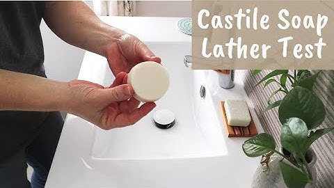 Castile Soap Lather Test (link to recipe video in description)