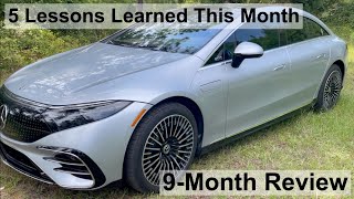 Mercedes-Benz EQS ownership experiences at 9 months - 5 new lessons learned